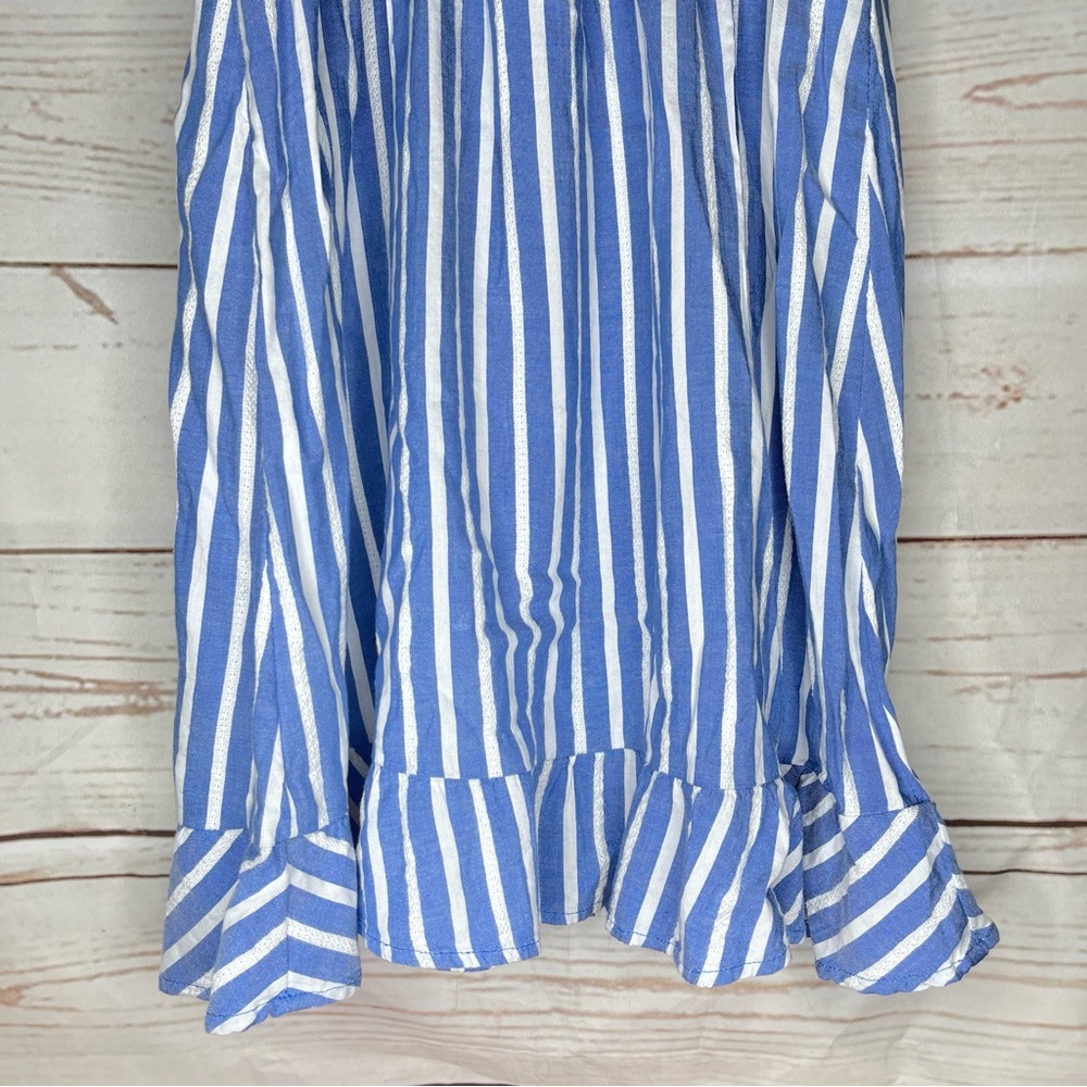 NWT $34.99 Old Navy • Mini Dress • Blue White Stripes • Small • Spaghetti Strap - Picture 5 of 8